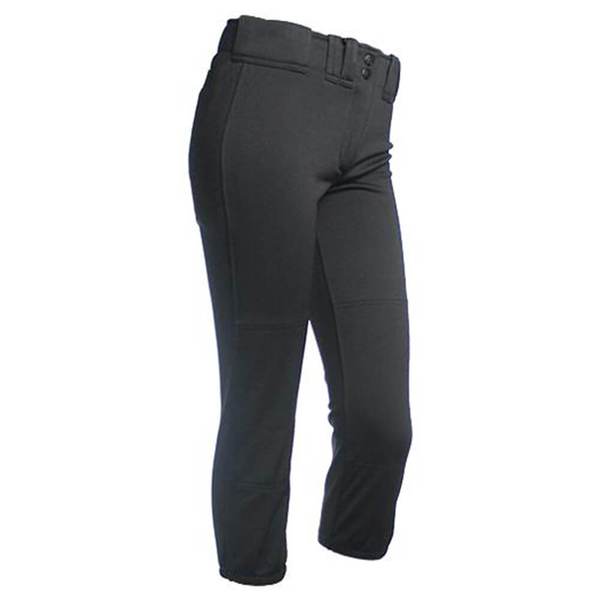 RIP-IT GIRL'S CLASSIC LARGE BLACK BASEBALL PANT