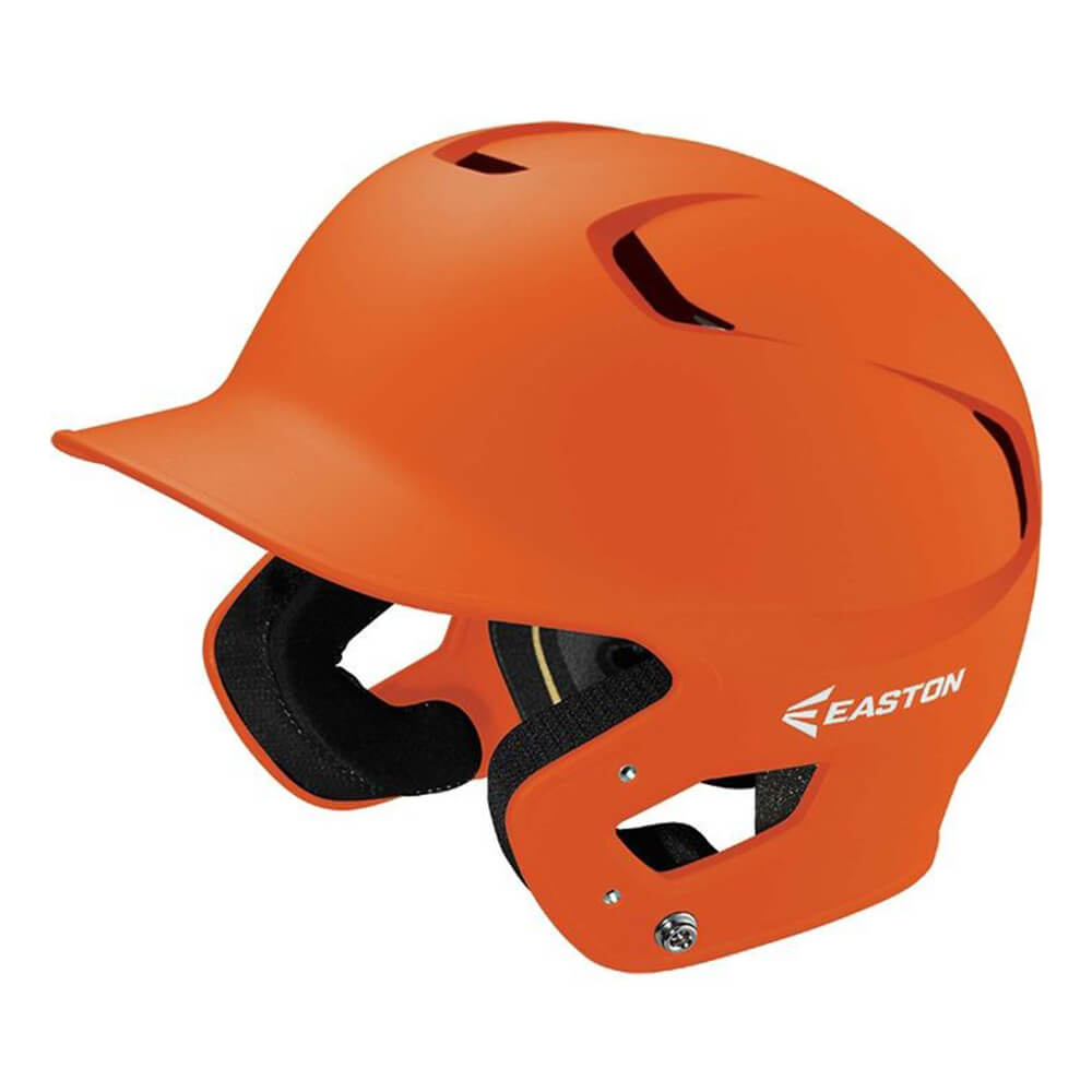 EASTON JR Z5 GRIP SOLID BATTING HELMET MATTE ORANGE