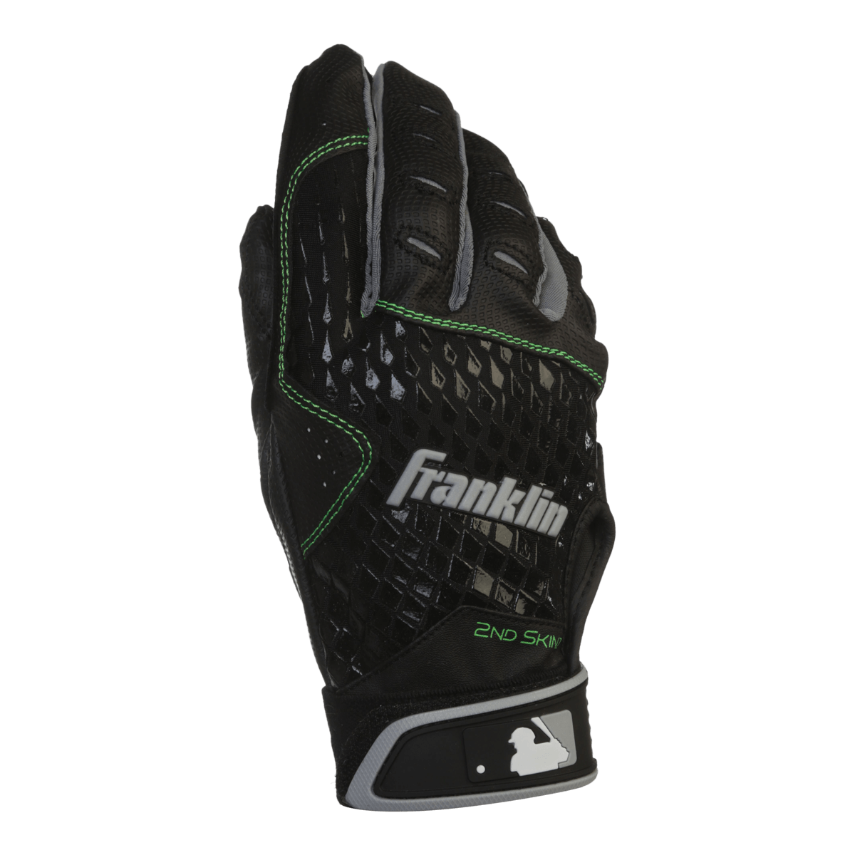 FRANKLIN BATTING GLOVE 2ND SKINZ BLACK