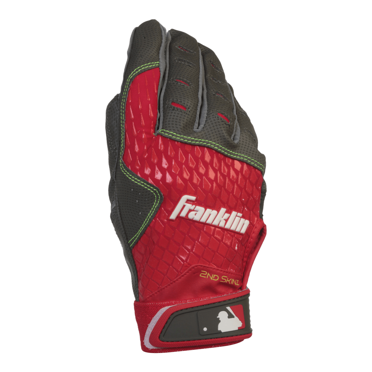 FRANKLIN BATTING GLOVE 2ND SKINZ RED