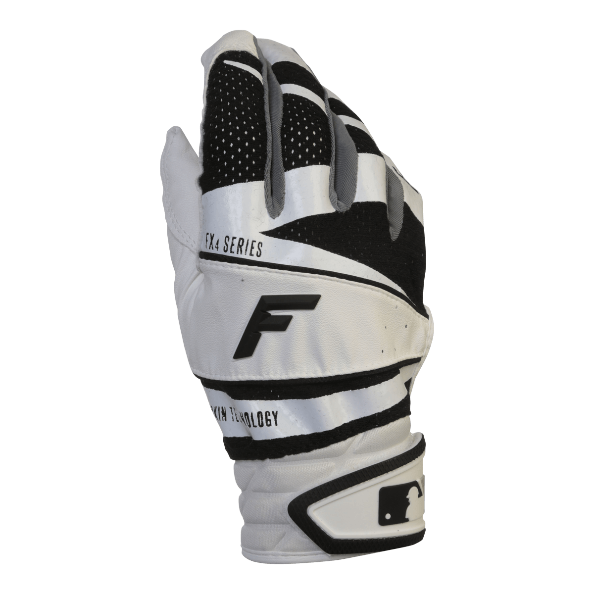 FRANKLIN FREEFLEX FX4 WHITE/BLACK BATTING GLOVE