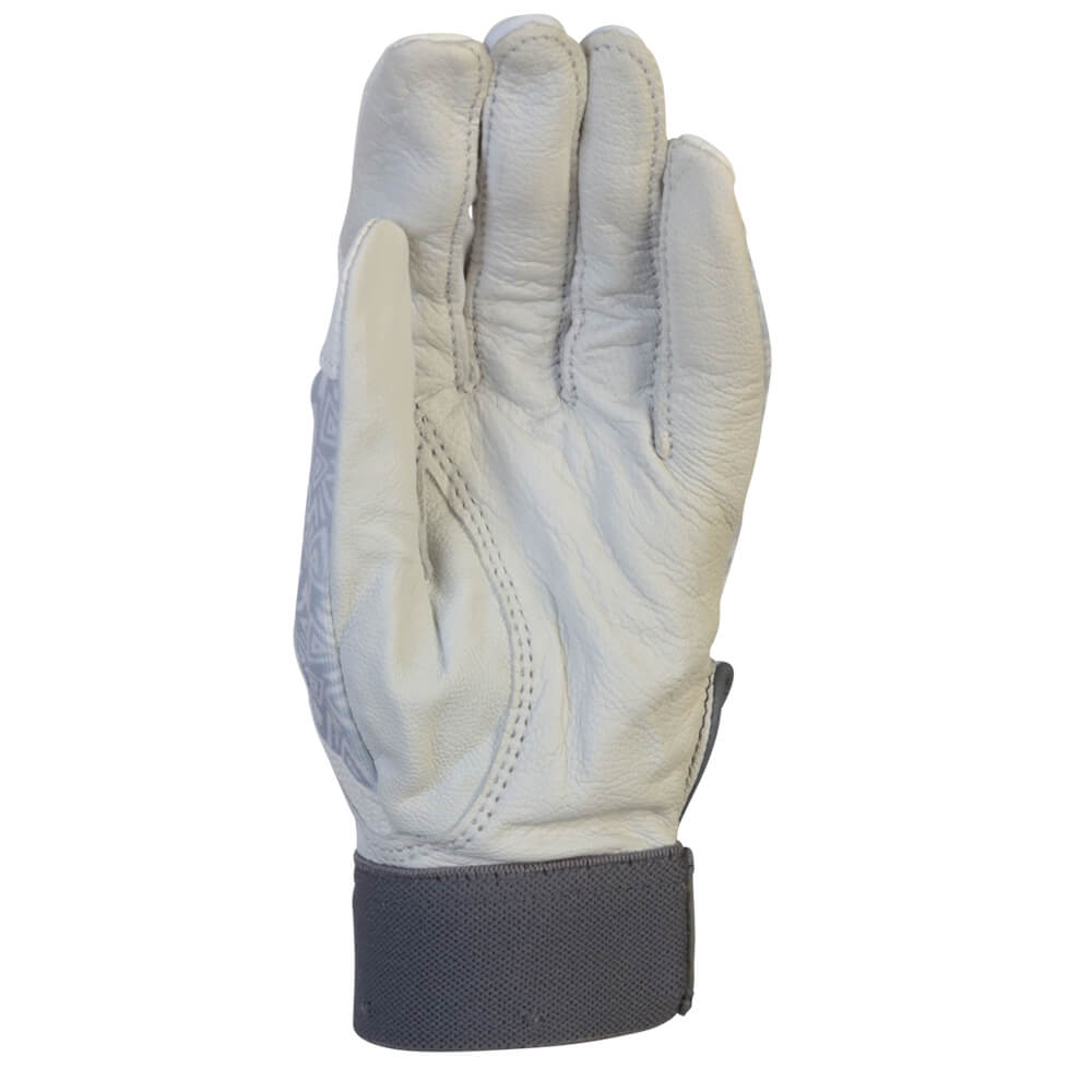 RAWLINGS WOMEN'S STORM FASTPITCH BATTING GLOVE WHITE