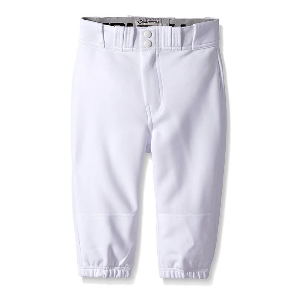 EASTON YOUTH PRO+ KNICKER WHITE BASEBALL PANT