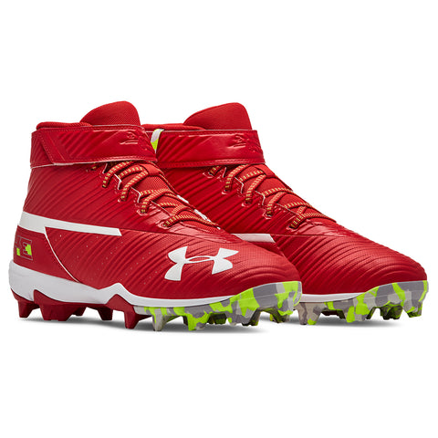 under armour youth baseball cleats red