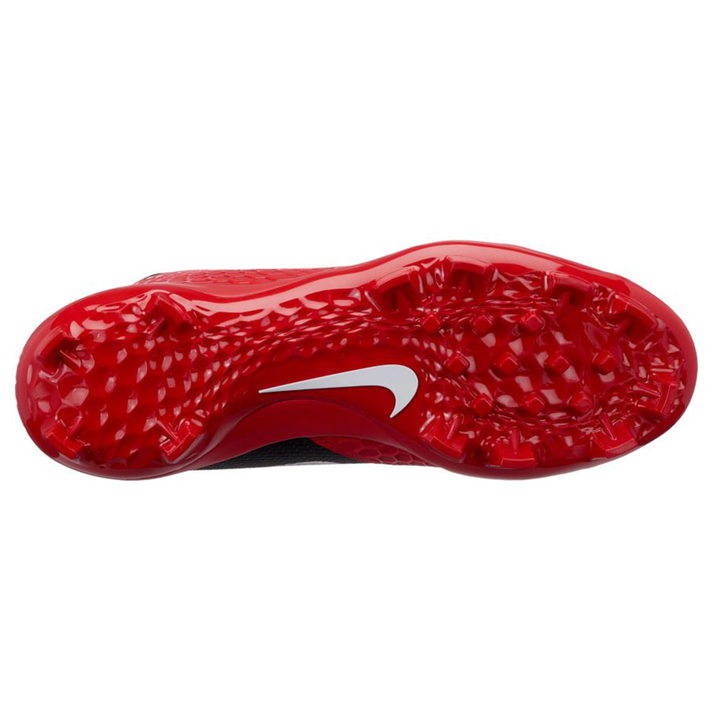 red baseball spikes