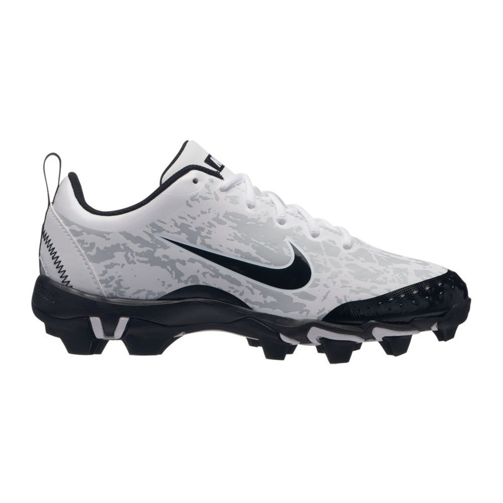 NIKE GIRLS HYPER DIAMOND 2.5 KEYSTONE GS WHITE/BLACK BASEBALL CLEAT