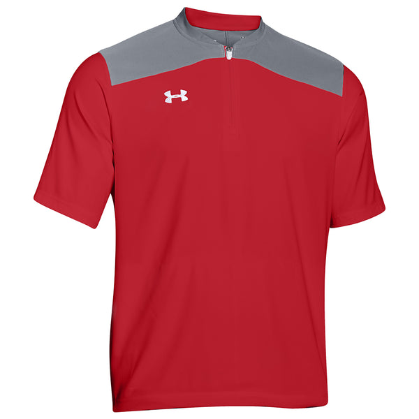 UNDER ARMOUR TRIUMPH SHORT SLEEVE RED CAGE JACKET National Sports