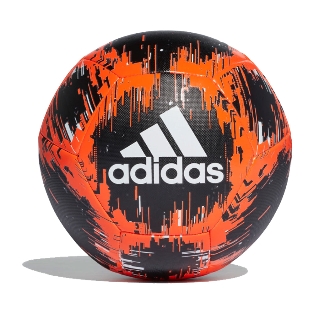 red and black adidas soccer ball