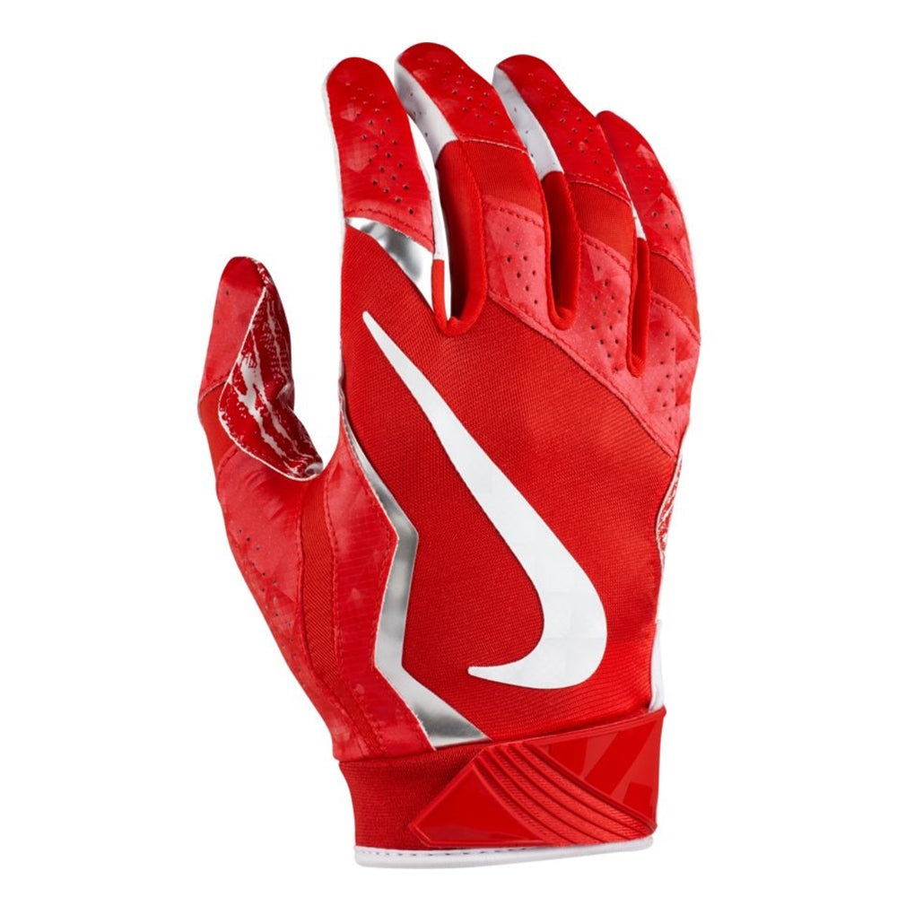 red and white nike gloves