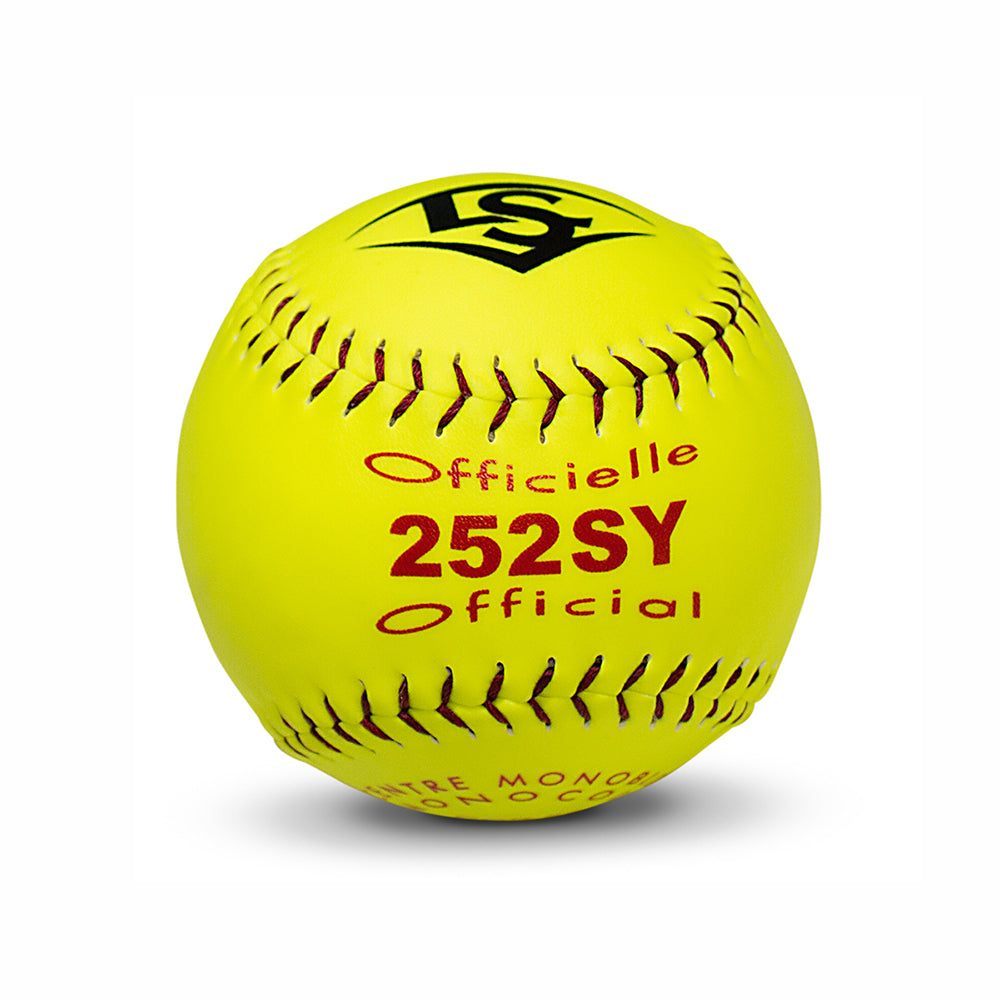 LOUISVILLE 252SY COR52/300LB OPTIC 12 INCH  SOFTBALLS 1 DOZEN