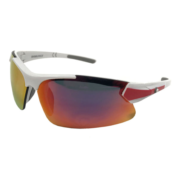 RAWLINGS YOUTH R107 WHITE/RED BASEBALL SUNGLASSES – National Sports