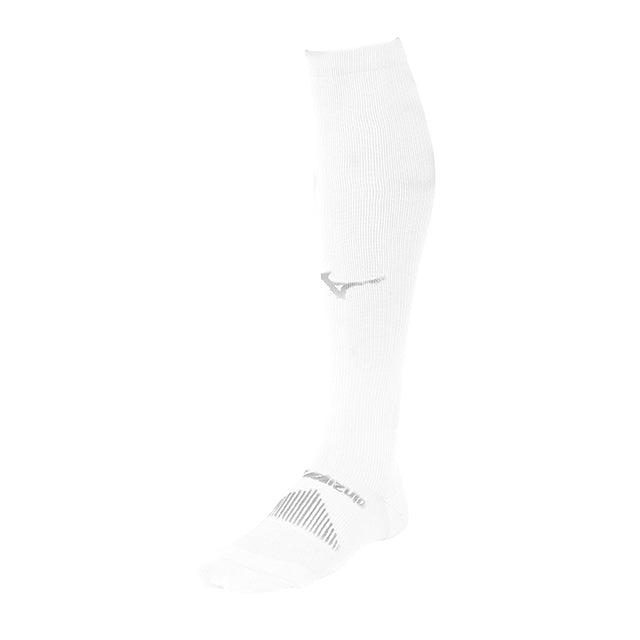 MIZUNO DIAMOND OVER THE CALF WHITE SOCK