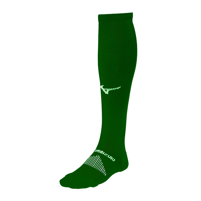 MIZUNO DIAMOND OVER THE CALF FOREST GREEN SOCK