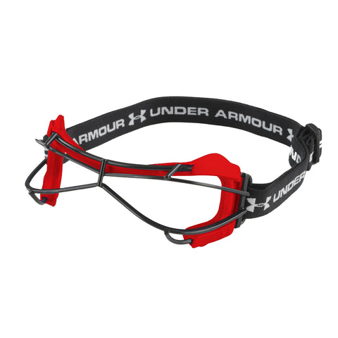 UNDER ARMOUR ILLUSION 2 RED LACROSSE GOGGLES National