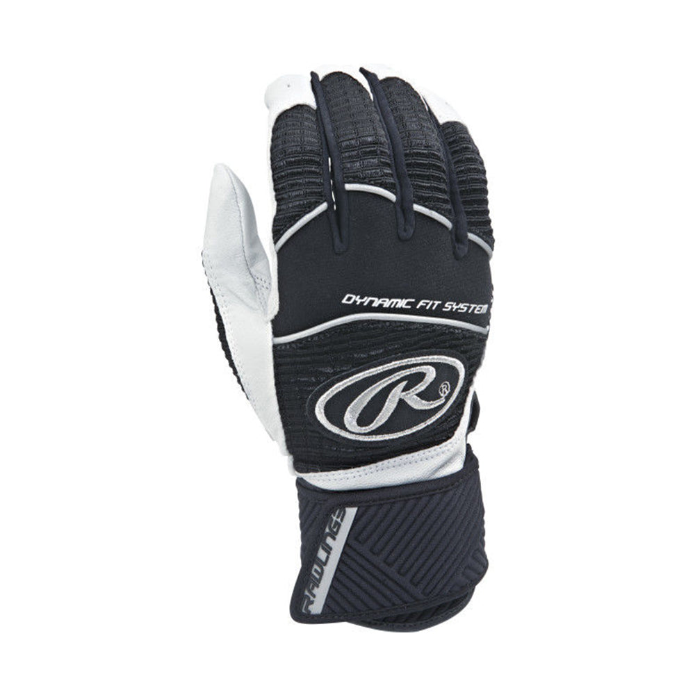 RAWLINGS WORKHORSE WITH STRAP BLACK BATTING GLOVE