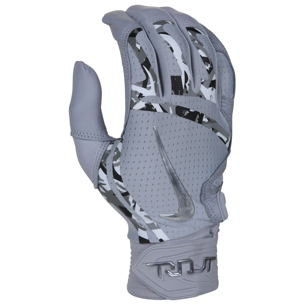 NIKE TROUT ELITE WOLF GREY/CHROME BATTING GLOVE