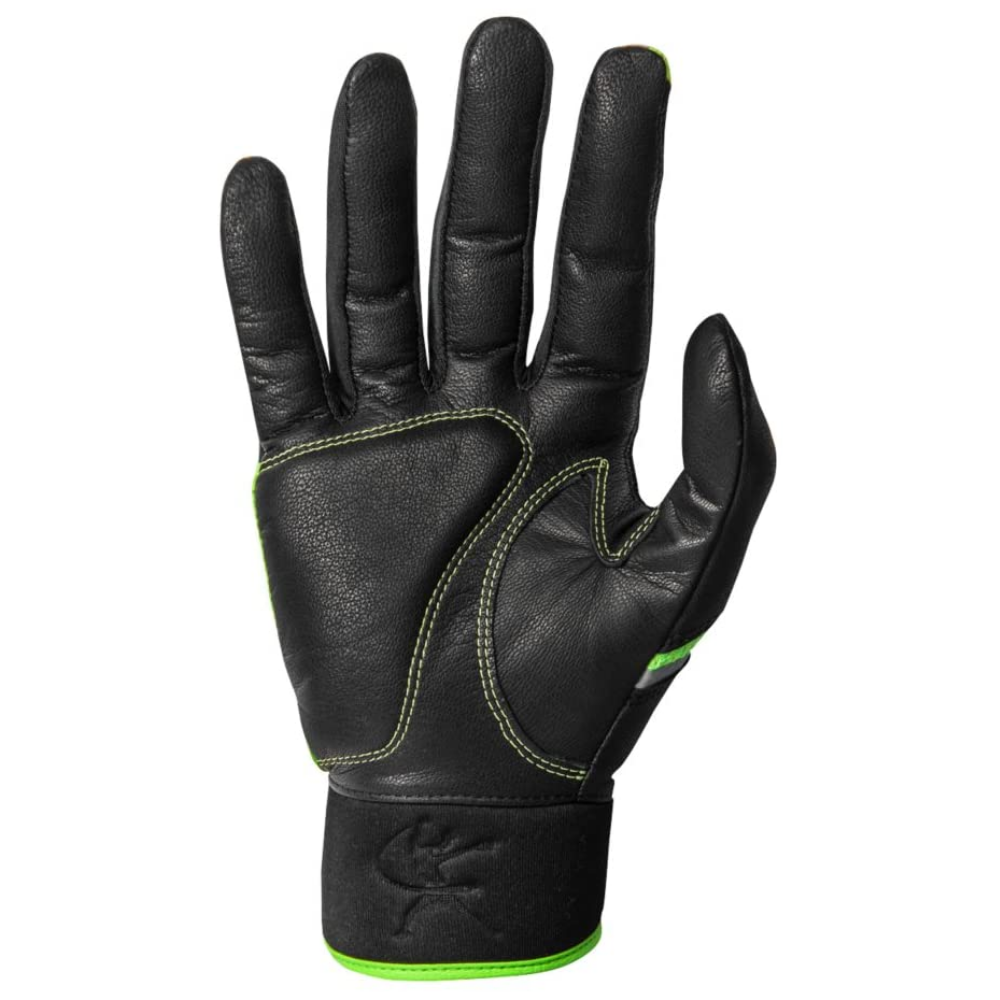 MIZUNO WOMEN'S FINCH BLACK/OPTIC BATTING GLOVE