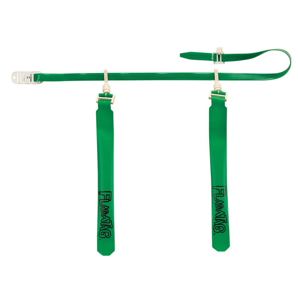 FLAG-A-TAG SONIC 42'' GREEN FLAG FOOTBALL BELT