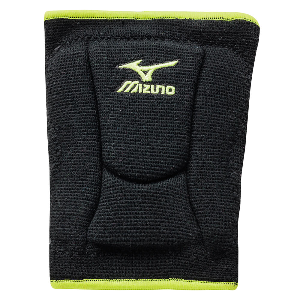 MIZUNO LR6 HI-LITER BLACK / LEMON VOLLEYBALL KNEEPAD