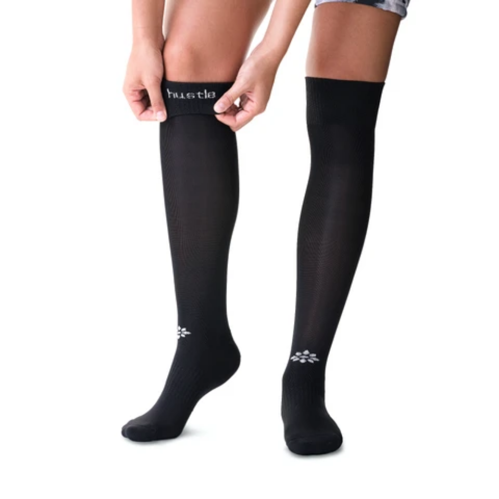 RIP-IT WOMEN'S OVER-THE-KNEE BLACK SOFTBALL SOCK