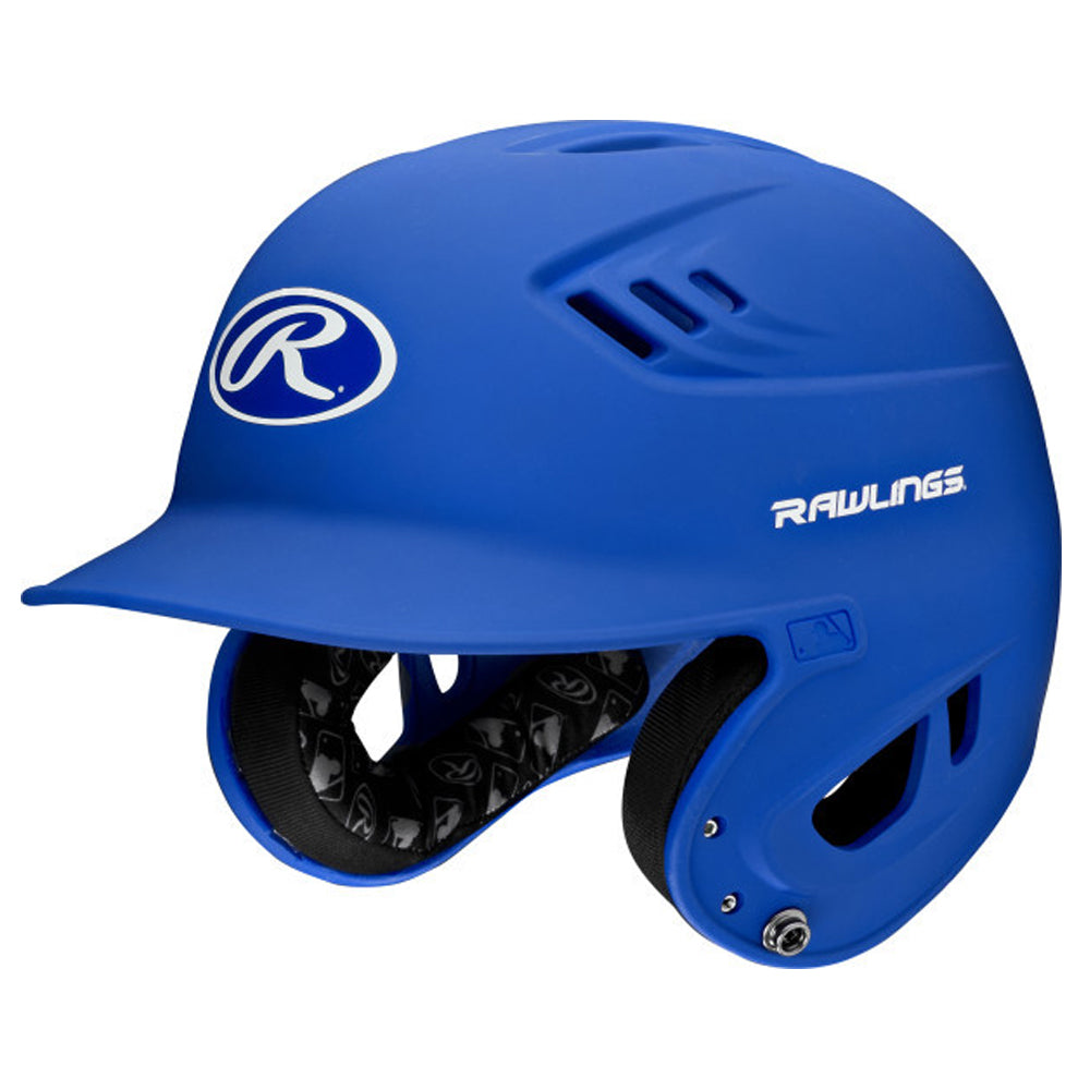 RAWLINGS JUNIOR VELO MATTE ROYAL BATTING HELMET