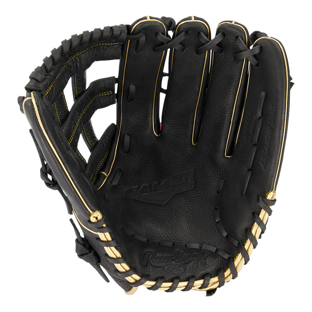 RAWLINGS GAMER GOLD SERIES 14 INCH SLOWPITCH GLOVE RIGHT HAND THROW