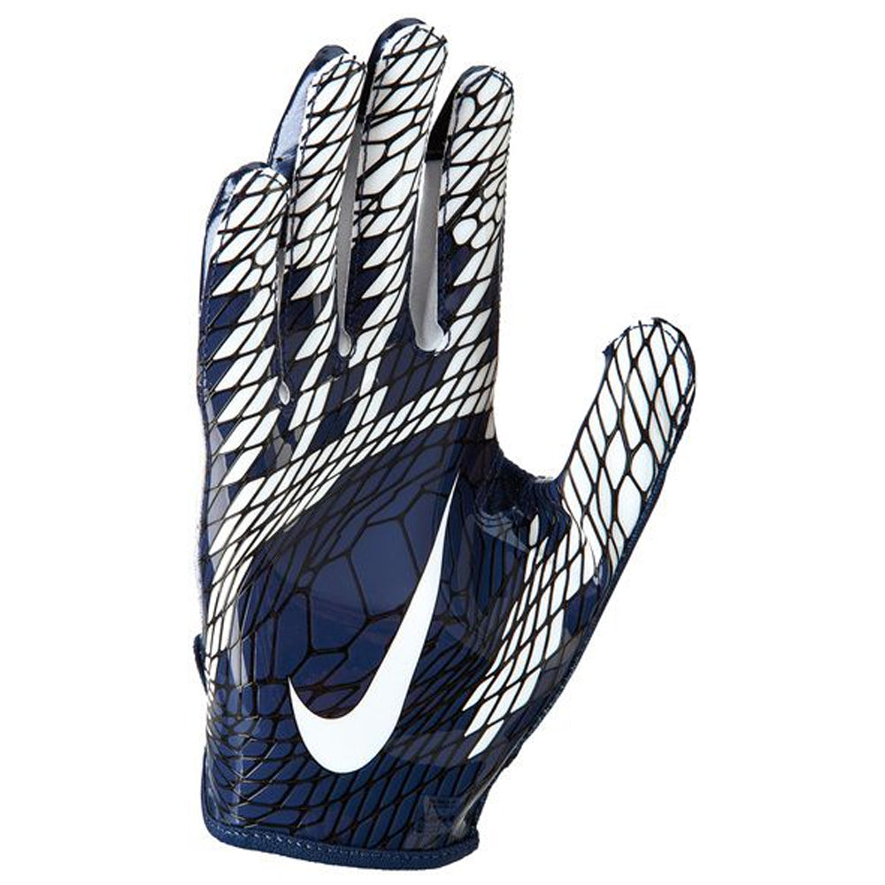 NIKE VAPOR KNIT 2.0 COLLEGE NAVY/WHITE FOOTBALL GLOVE