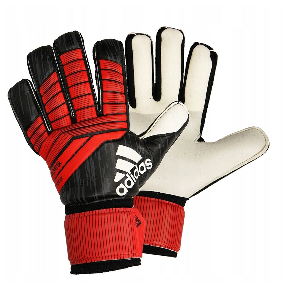 ADIDAS PREDATOR LEAGUE BLACK/RED KEEPER GLOVES