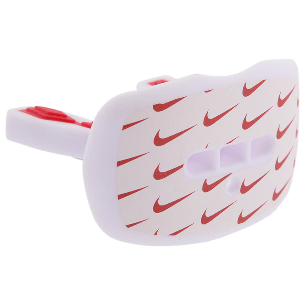 NIKE HYPERFLOW LIP PROTECTOR MOUTHGUARD WHITE/UNIVERSITY RED