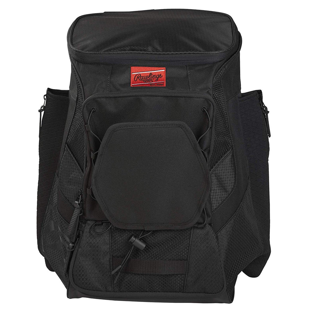 RAWLINGS R600 PLAYERS BLACK BASEBALL BACKPACK – National Sports