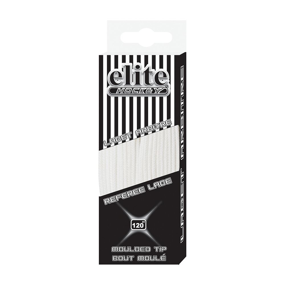 ELITE REFEREE SKATE LACES WHITE 84 INCH