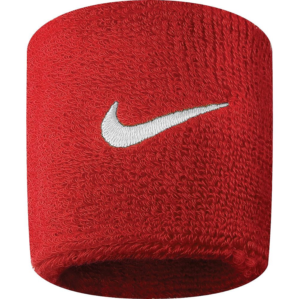 NIKE SWOOSH WRISTBANDS RED-WHITE