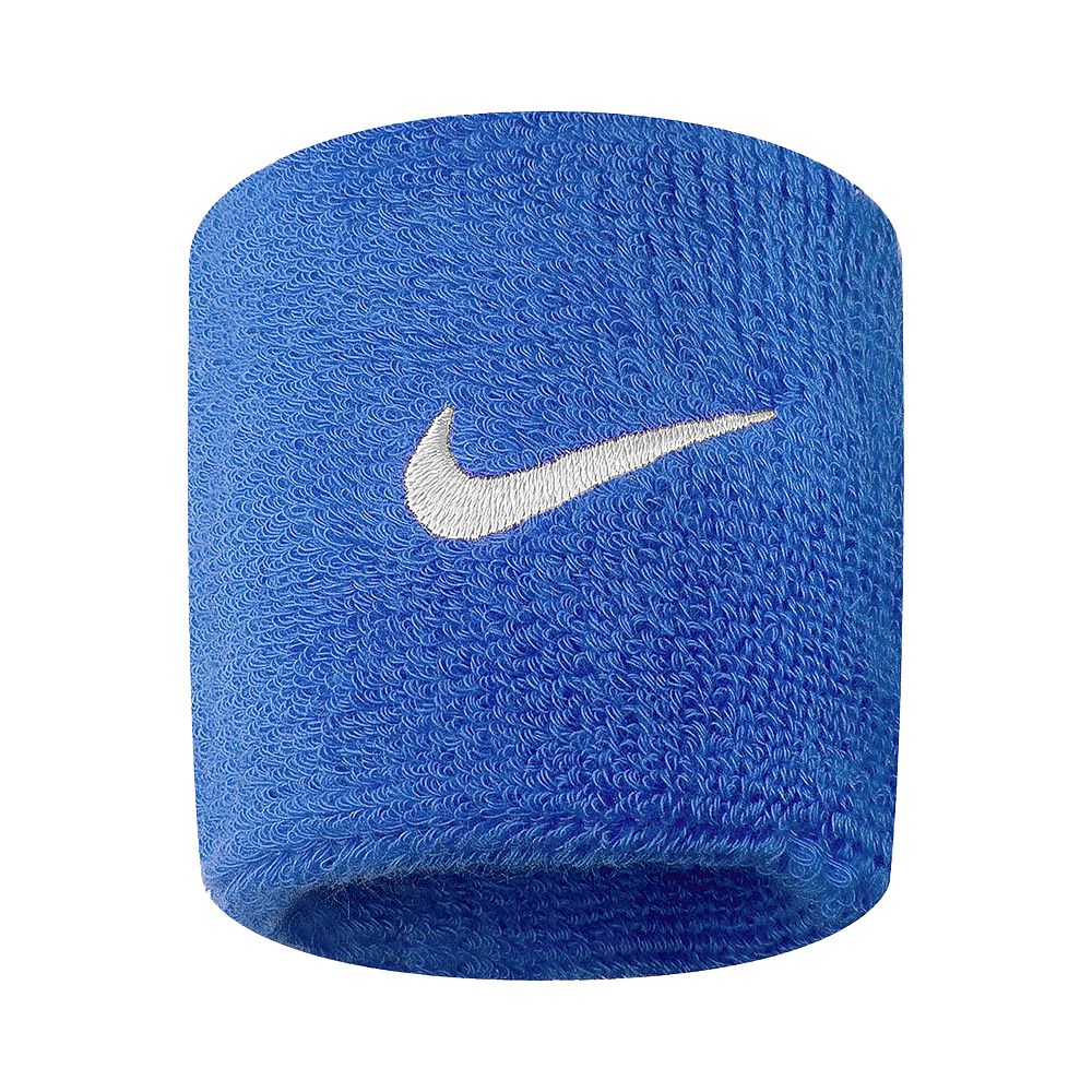 NIKE SWOOSH WRISTBANDS ROYAL-WHITE