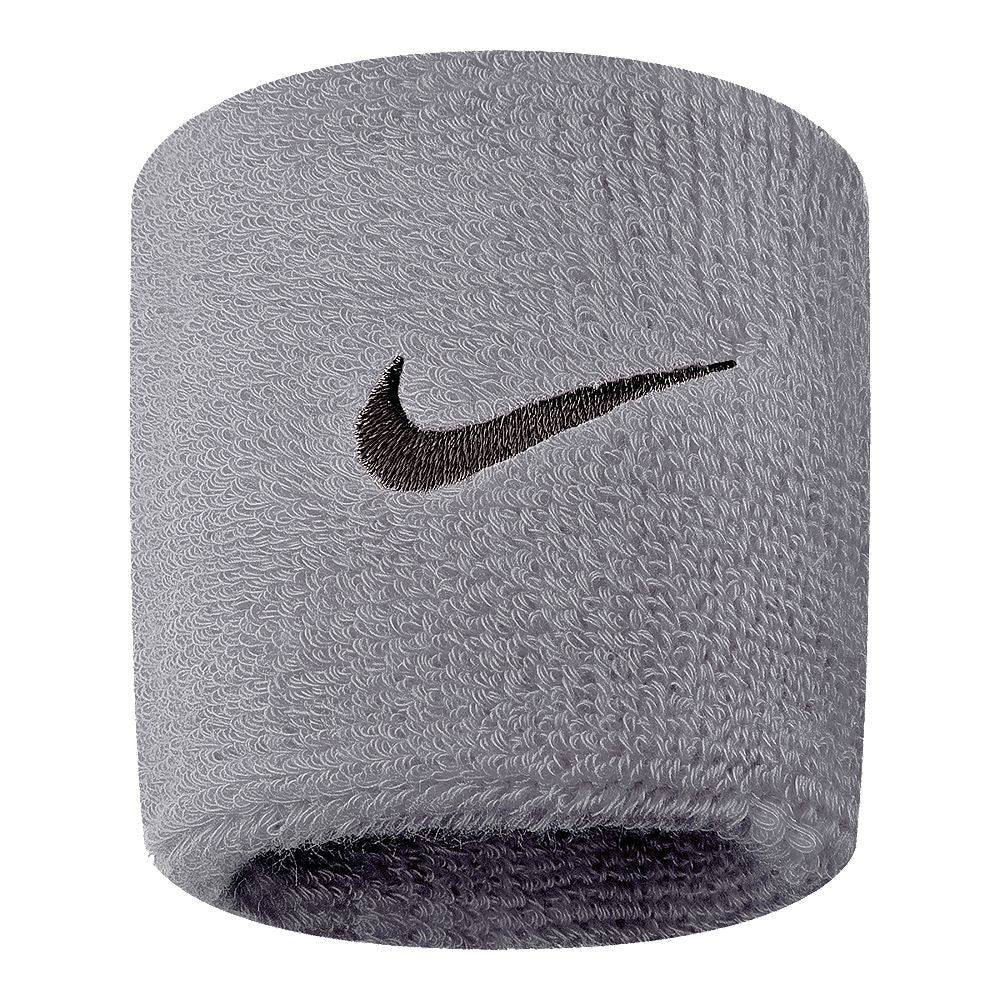 NIKE SWOOSH WRISTBANDS GREY-BLACK