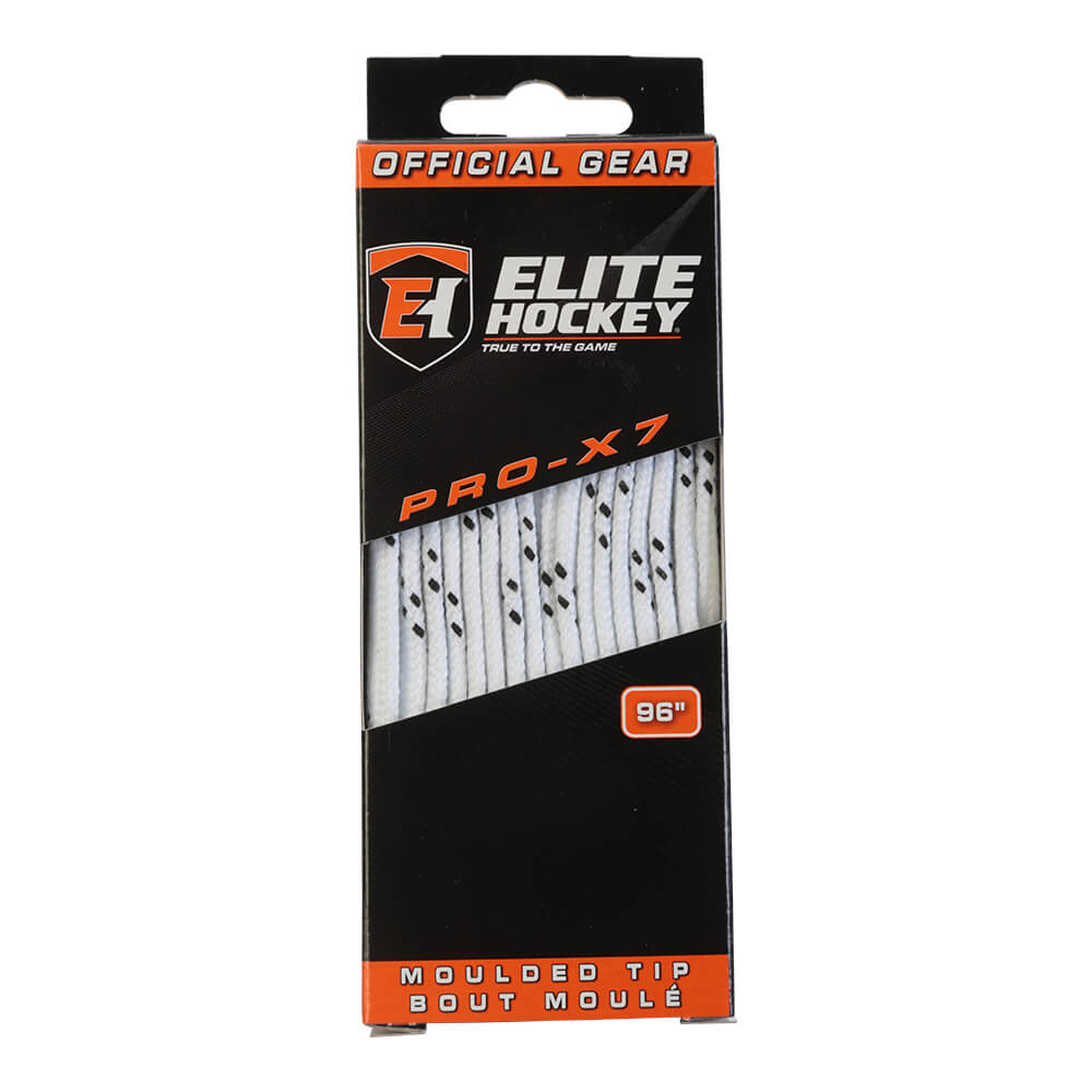 ELITE PRO X7 SKATE LACES WHITE 96 INCH