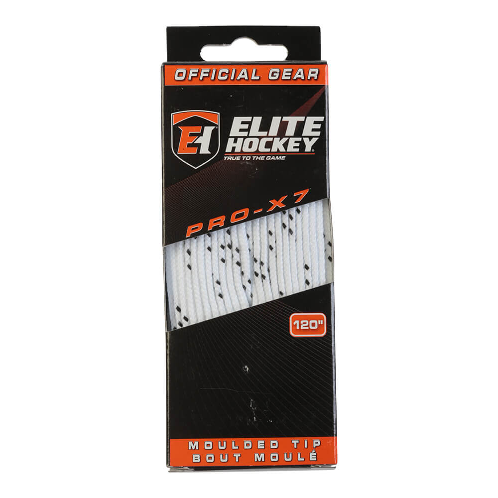 ELITE PRO X7 SKATE LACES WHITE 120 INCH