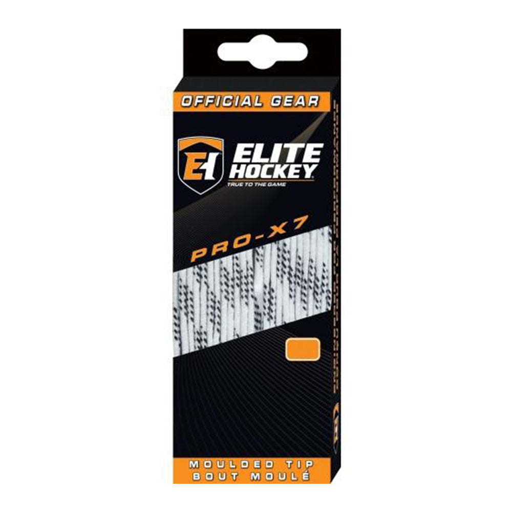 ELITE PRO X7 SKATE LACES WHITE 130 INCH