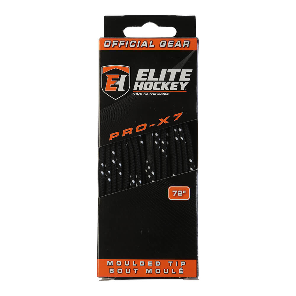 ELITE PRO X7 SKATE LACES BLACK 72 INCH