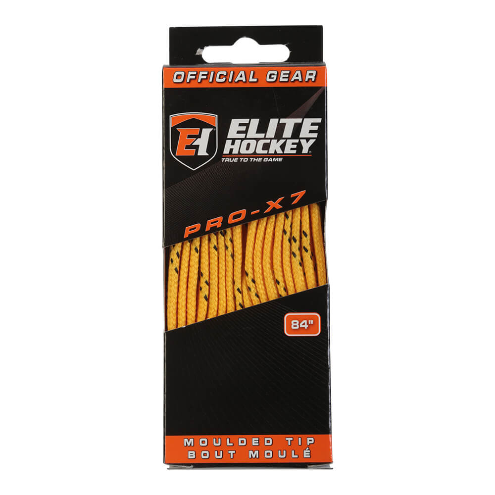 ELITE PRO X7 SKATE LACES YELLOW 84 INCH