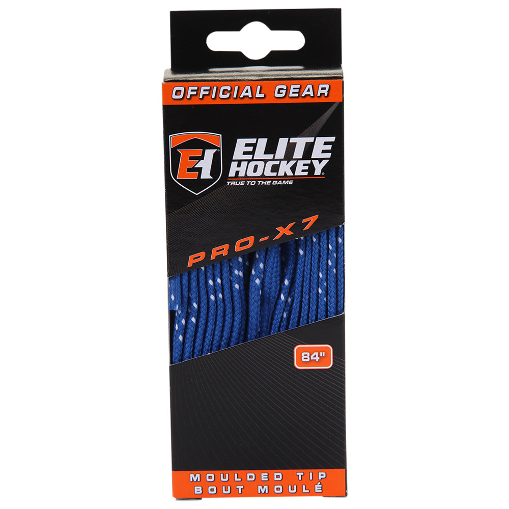 ELITE PRO X7 HOCKEY SKATE LACES ROYAL 84 INCH