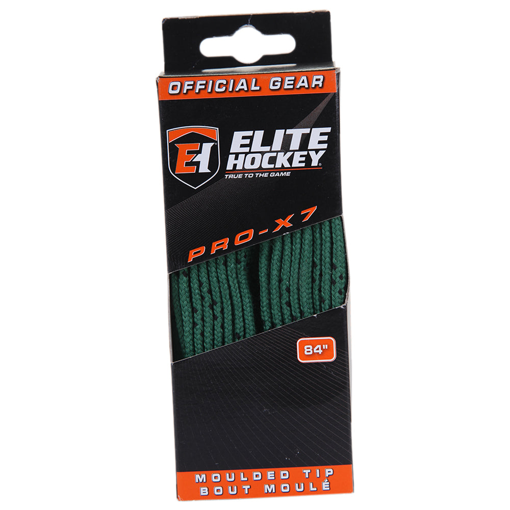 ELITE PRO X7 HOCKEY SKATE LACES GREEN 84 INCH