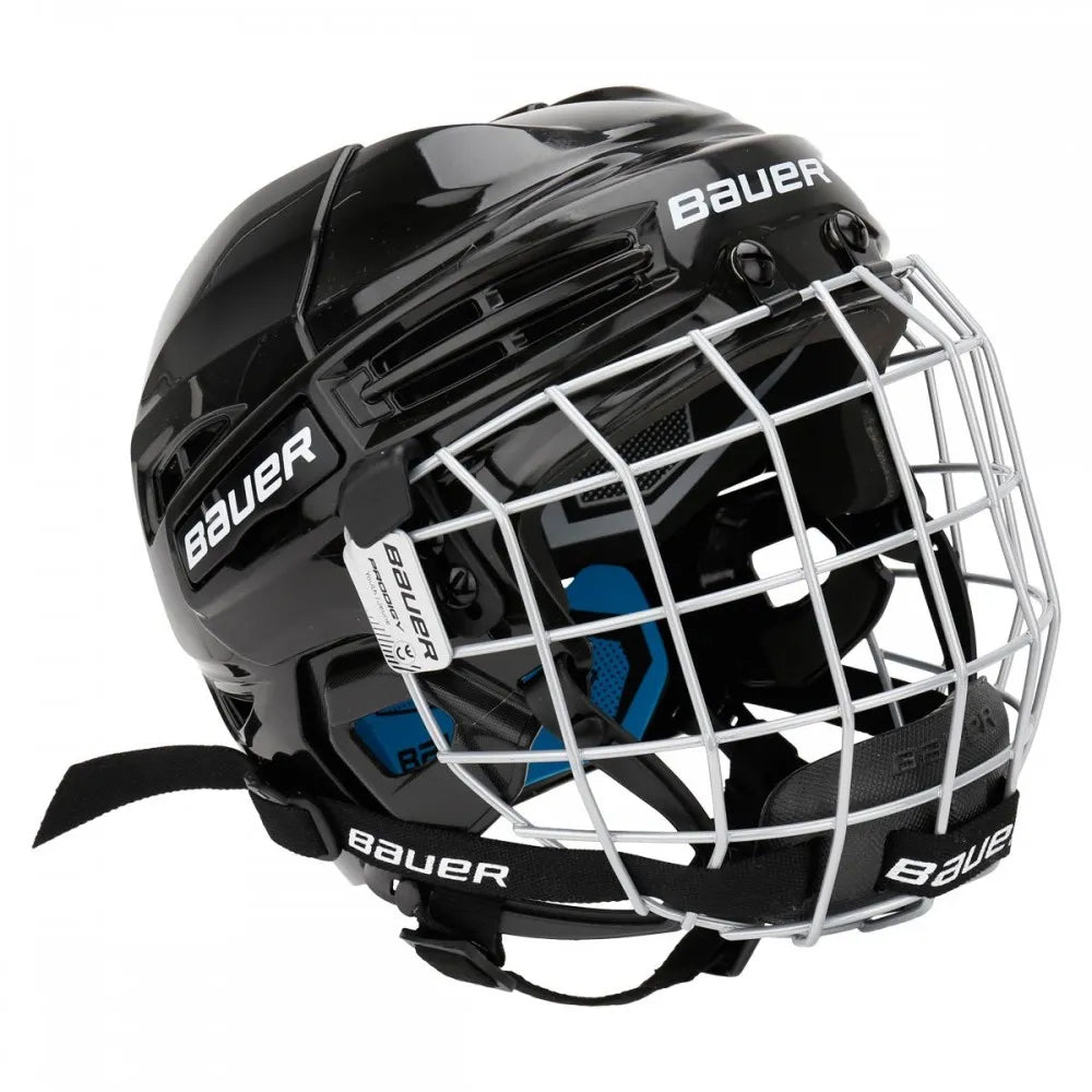 BAUER PRODIGY YTH HOCKEY HELMET COMBO BLACK