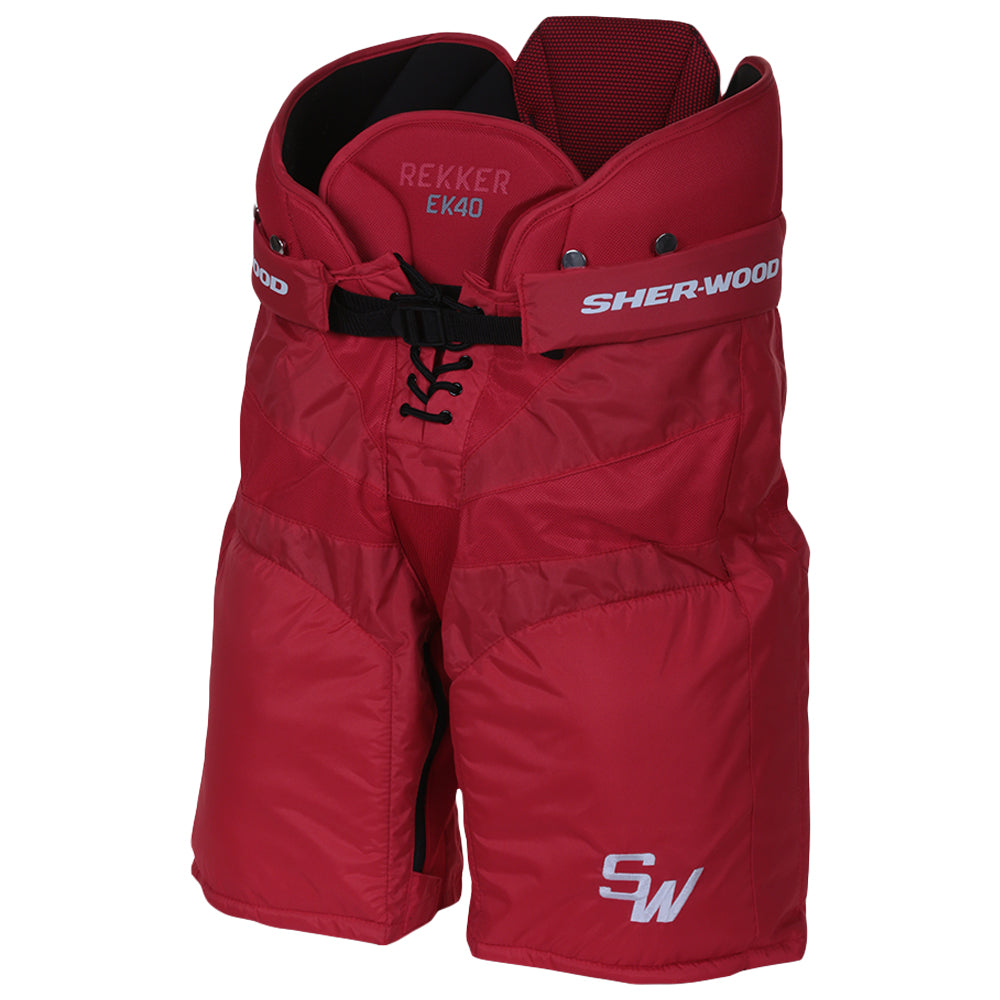 SHERWOOD REKKER EK40 SR HOCKEY PANTS RED