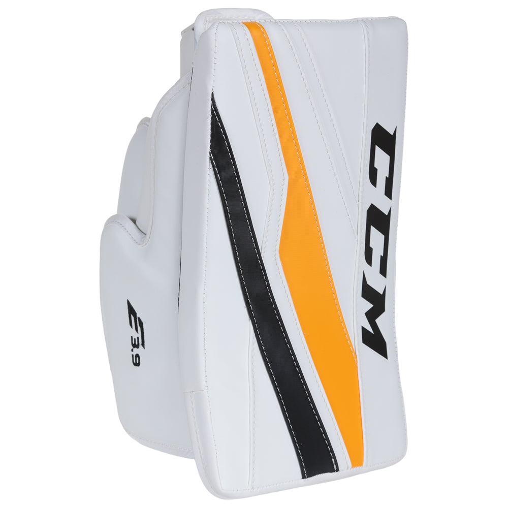 CCM EXTREME FLEX E3.9 INT GOALIE BLOCKER REG BOSTON