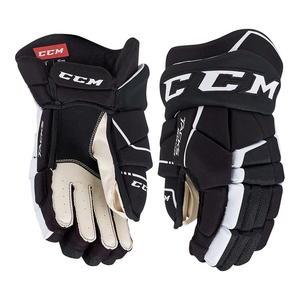 CCM TACKS 9040 JR HOCKEY GLOVES BLACK