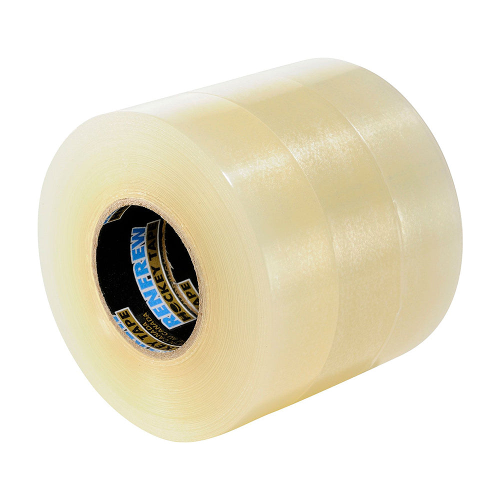 RENFREW CLEAR SHIN PAD TAPE 3 PACK 24MM X 25M