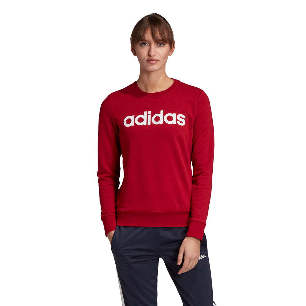 adidas crew neck fleece sweatshirt