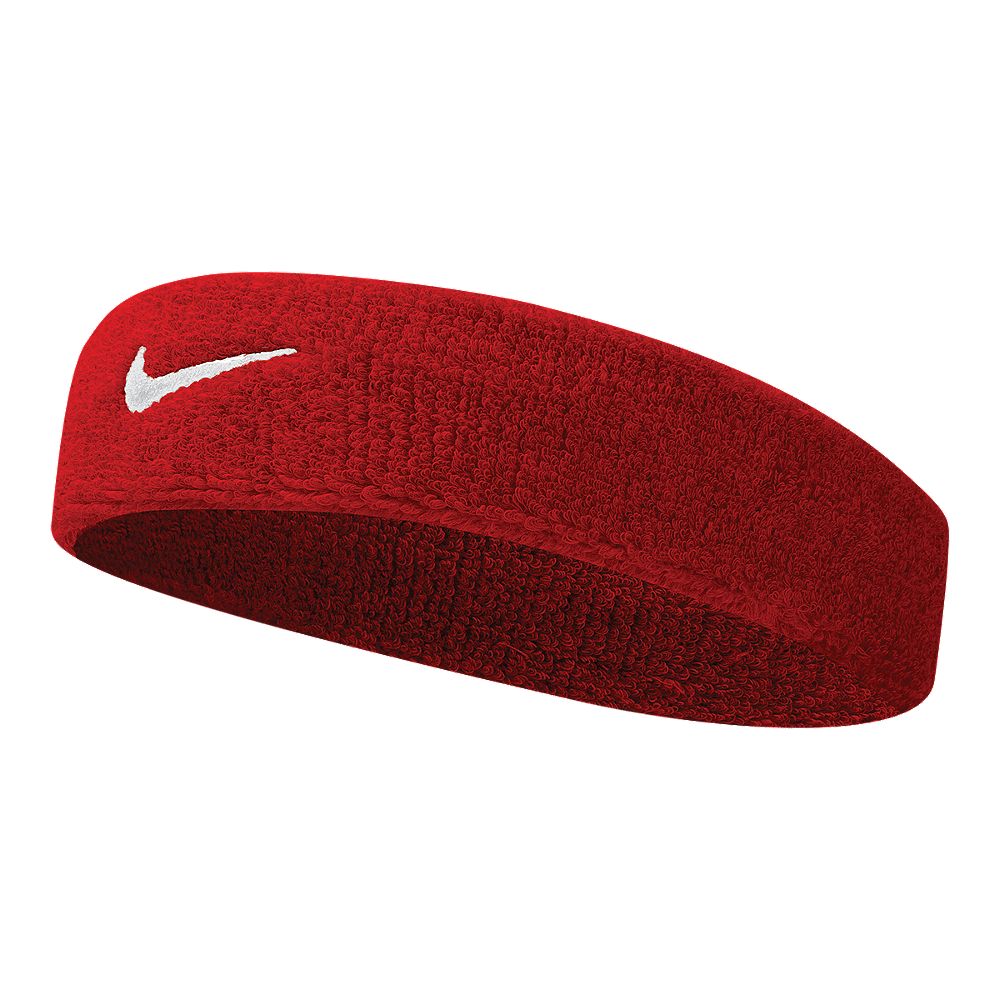 NIKE SWOOSH HEADBANDS RED-WHITE