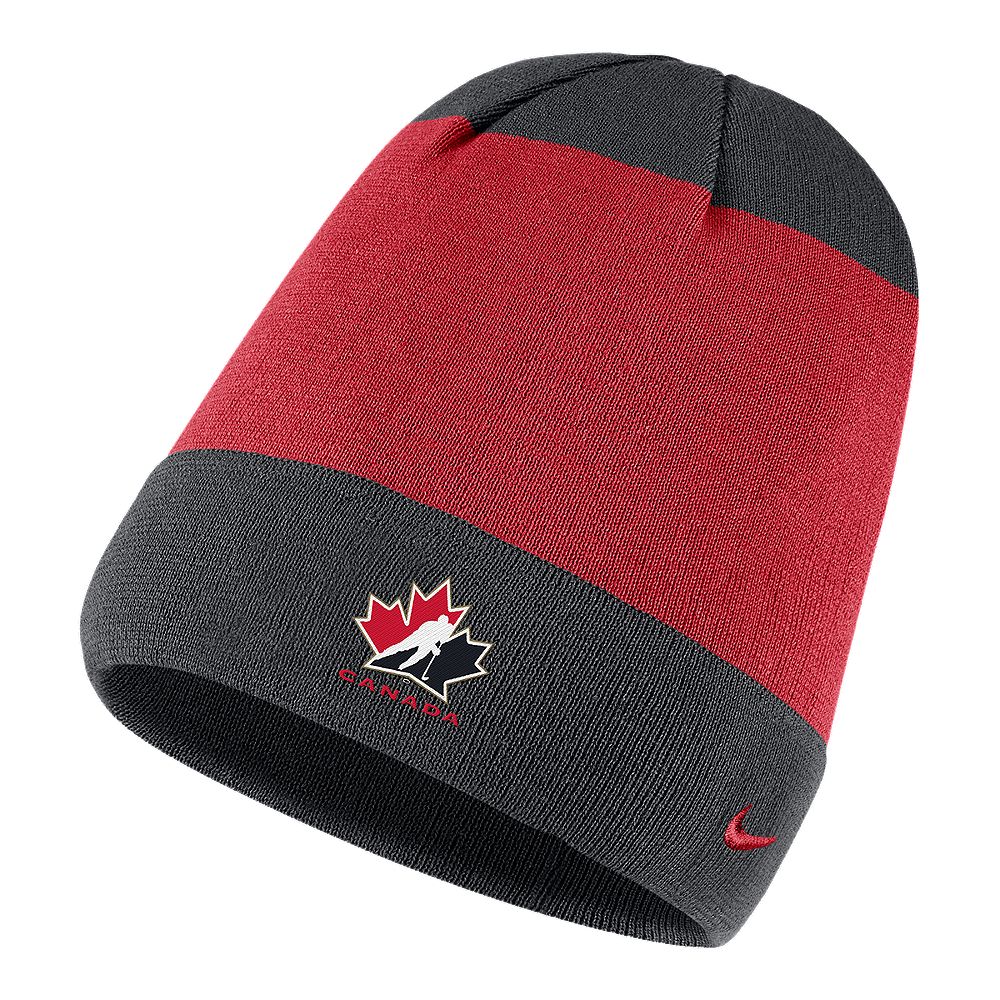 NIKE TEAM CANADA SIDELINE BEANIE RED/BLACK