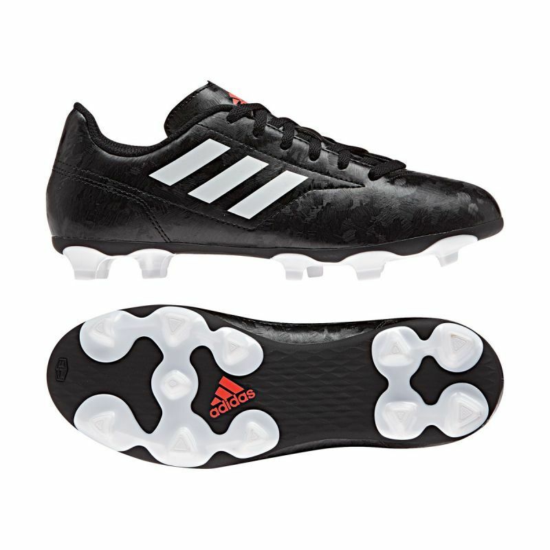 ADIDAS JUNIOR CONQUISTO II FG SOCCER CLEAT BLACK/WHITE